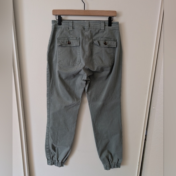 Boden Womens 4 Khaki Jogger Pants Green Casual Preppy Classic Neutral Minimalist - Picture 5 of 8